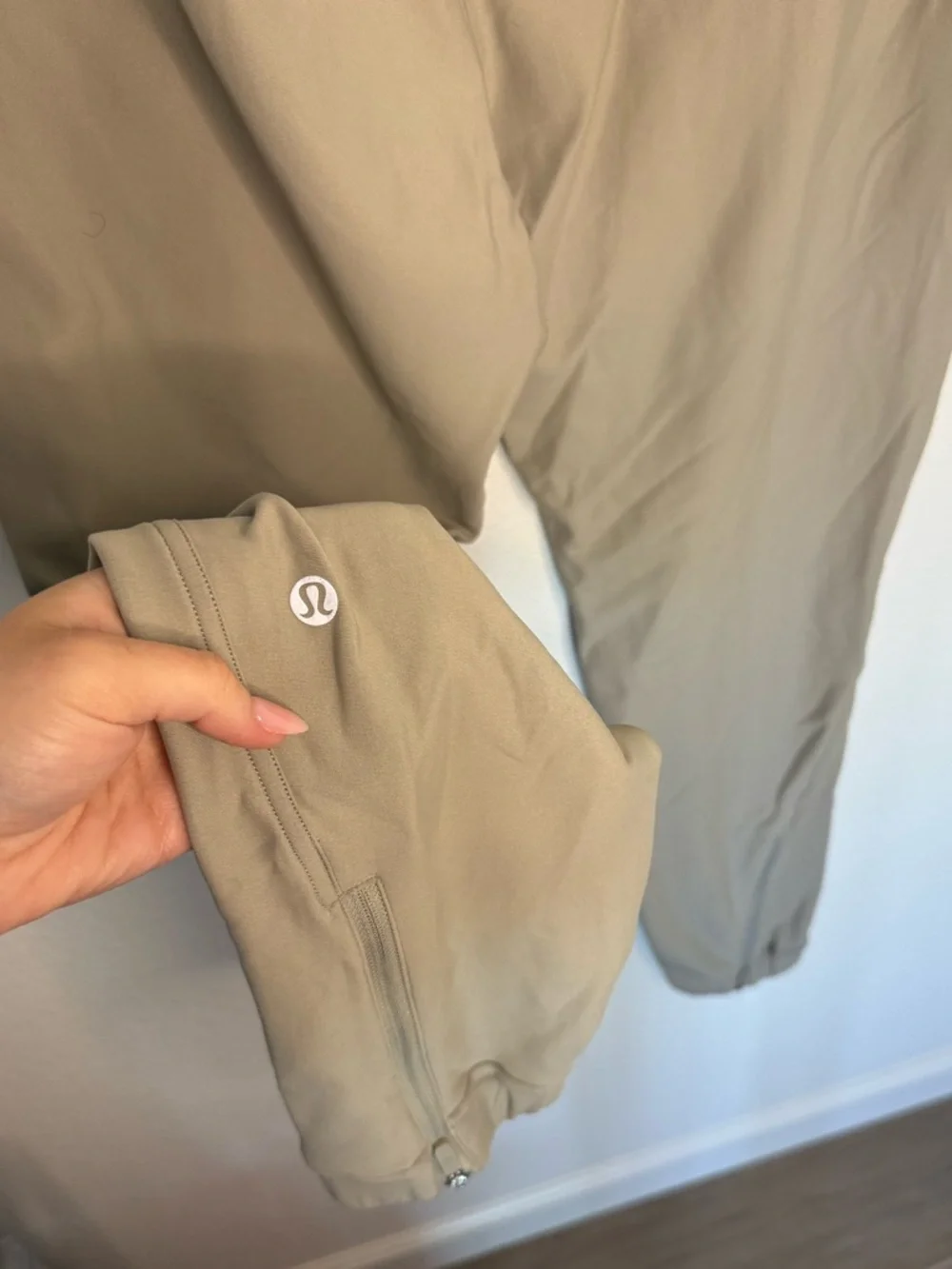 Adapted State High Rise Fleece Joggers -Riverstone - Picture 5 of 5